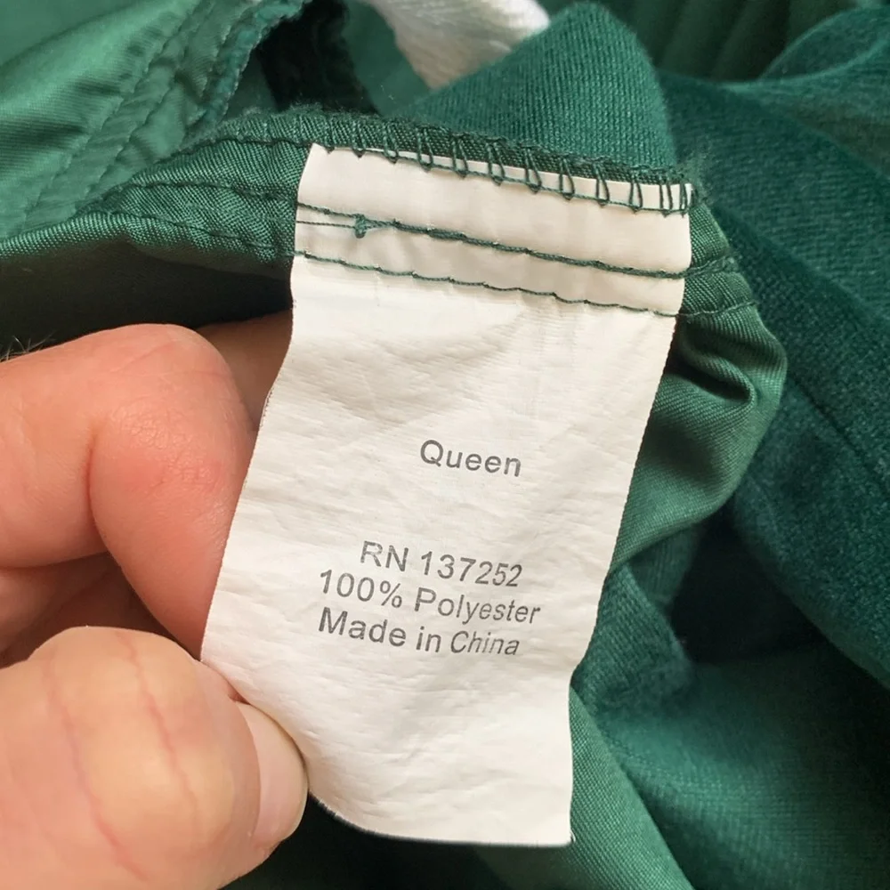 Plush Emerald Green Duvet Cover Set
